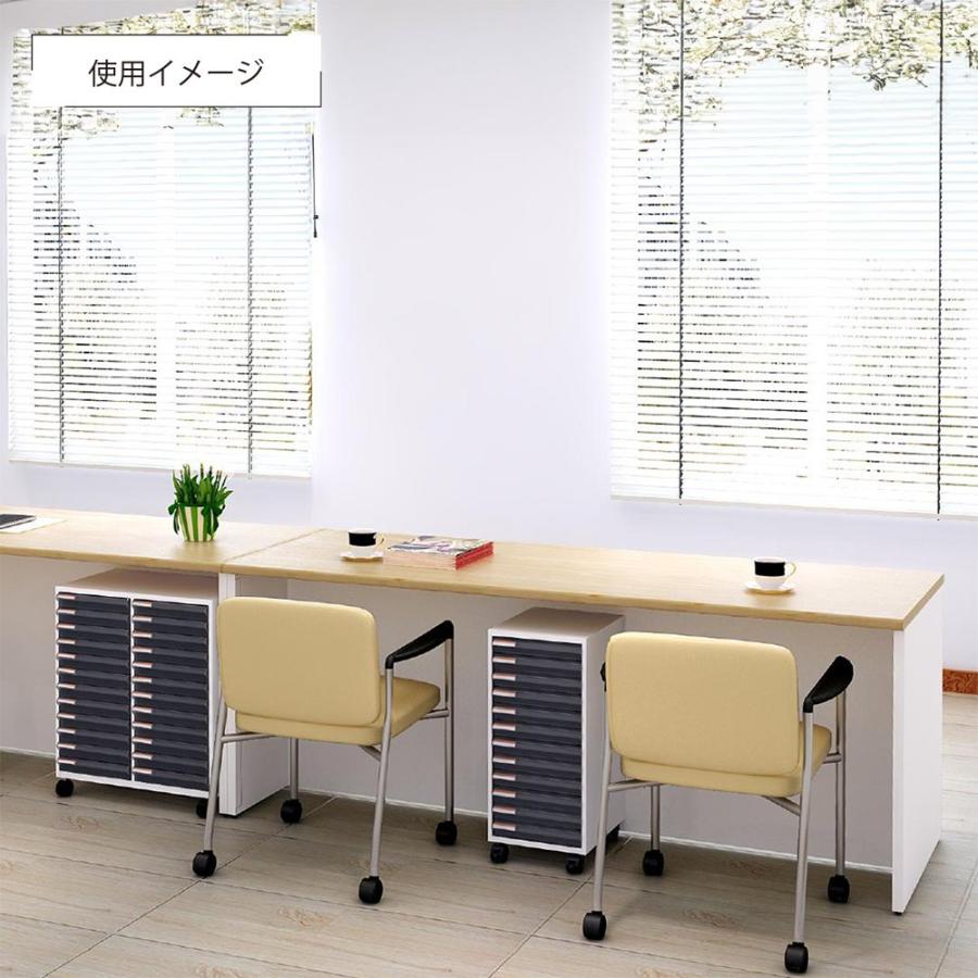 A4縦型12段2列レターケース W523 D347 H571 オフィス収納家具 フロア
