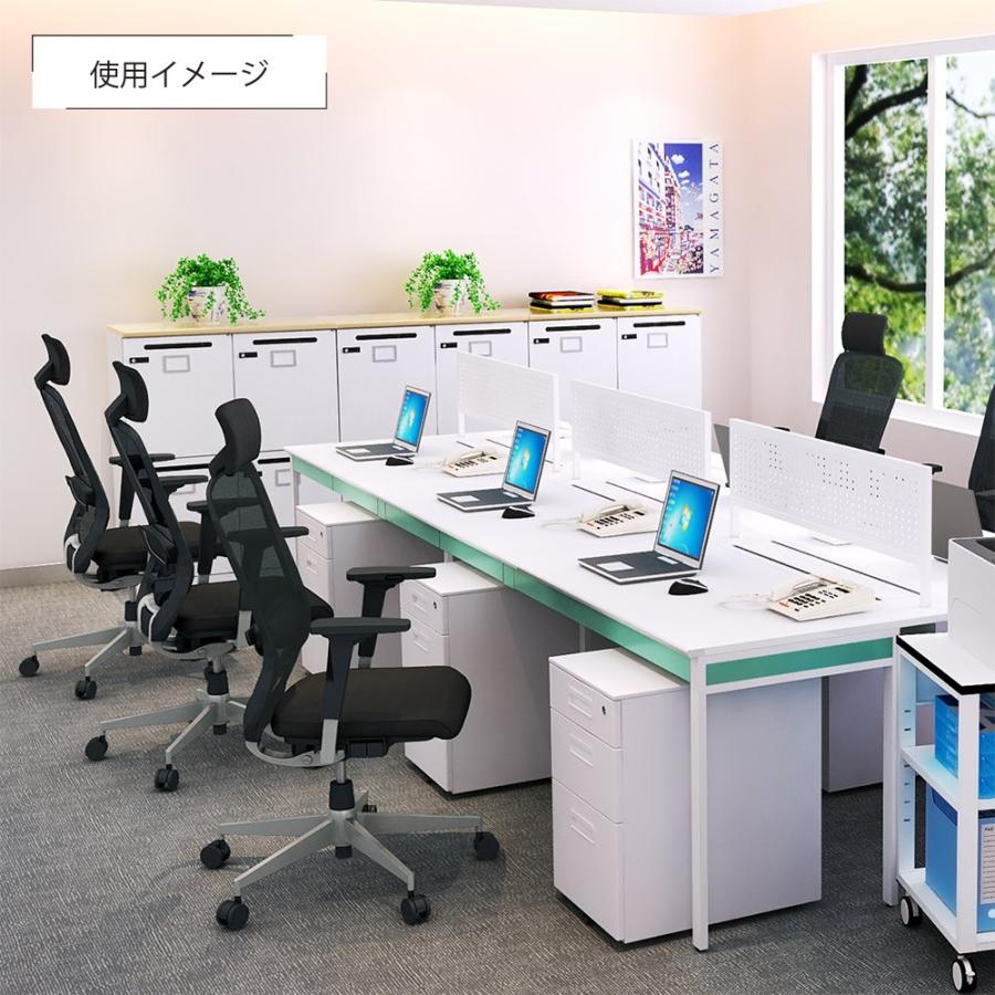 シンプルプリンター台 W600 D450 H700 サイドワゴン 脇机 3段 大型