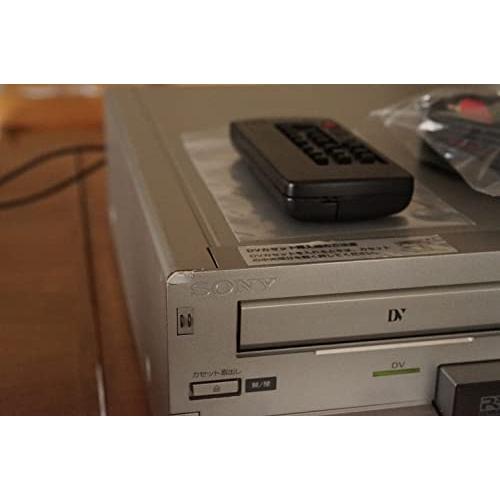 SONY DV+VHSビデオデッキ ソニー WV-DR5 前面入力のフタがありません