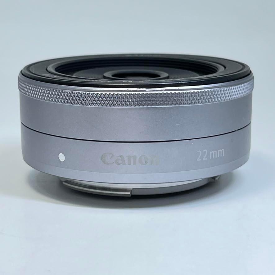 Canon EF-M 22mm F2 STM シルバー 単焦点広角レンズ - レンズ(単焦点)