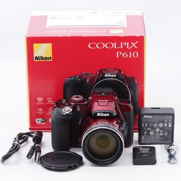 Nikon デジタルカメラ COOLPIX P610 光学60倍 1600万画素 レッド P610RD :B00TEY317W