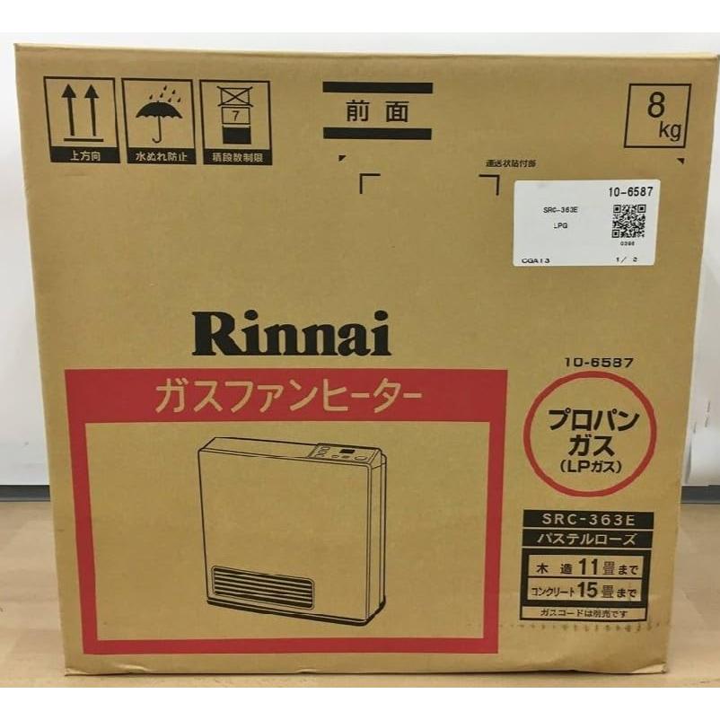 Rinnai SRC-363E-LP パステルローズ [ガスファンヒーター (プロパン