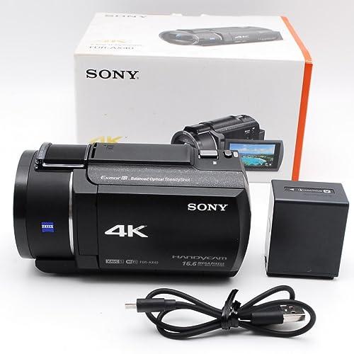 ソニー　SONY　ビデオカメラ　Handycam　FDR-AX40　4K　光学20倍　ブラック　FDR-AX40　64GB　BC