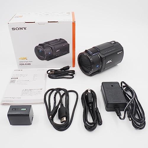 ソニー　SONY　ビデオカメラ　64GB　4K　ブラック　光学20倍　FDR-AX40　Handycam　FDR-AX40　BC