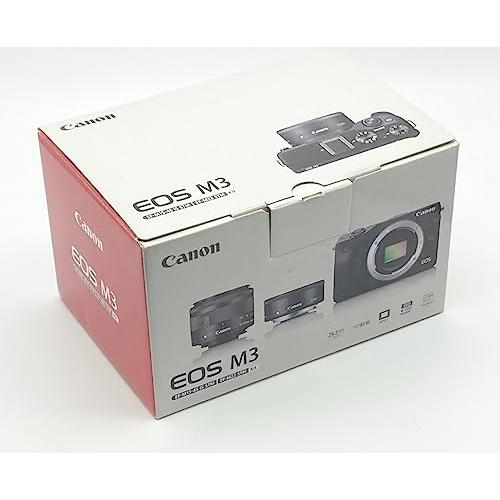 Canon ミラーレス一眼カメラ EOS M3 ダブルレンズキット(ブラック) EF
