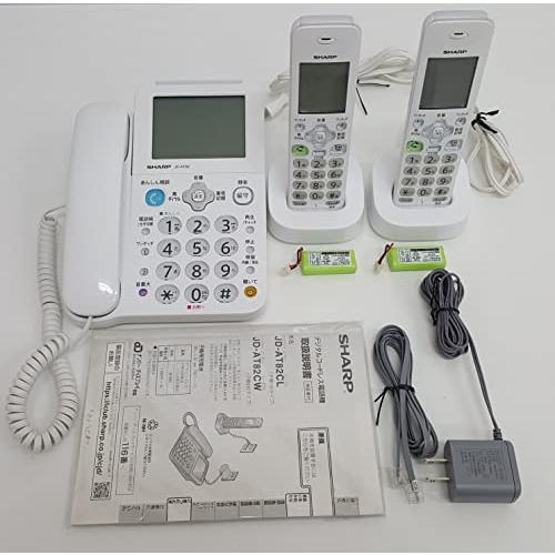 シャープ　電話機　コードレス　子機2台付き　詐欺対策機能　見守り機能搭載　JD-AT82CW