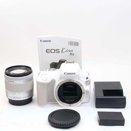Canon　デジタル一眼レフカメラ　EOS　X9　F4　レンズキット　STM付属　Kiss　EF-S18-55　KISSX9WH-1855F　ホワイト