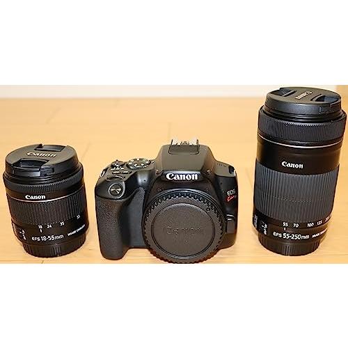 Canon　デジタル一眼レフカメラ　EOS　Kiss　X10　ブラック　EOSKISSX10BK-WKIT　ダブルズームキット