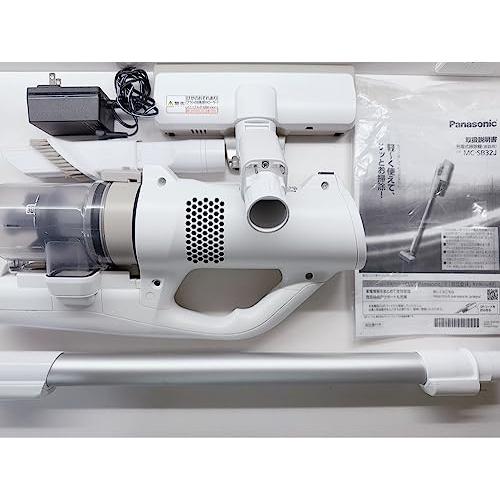 メール便不可】パナソニック 軽量コードレス 掃除機 ホワイト MC-SB32J