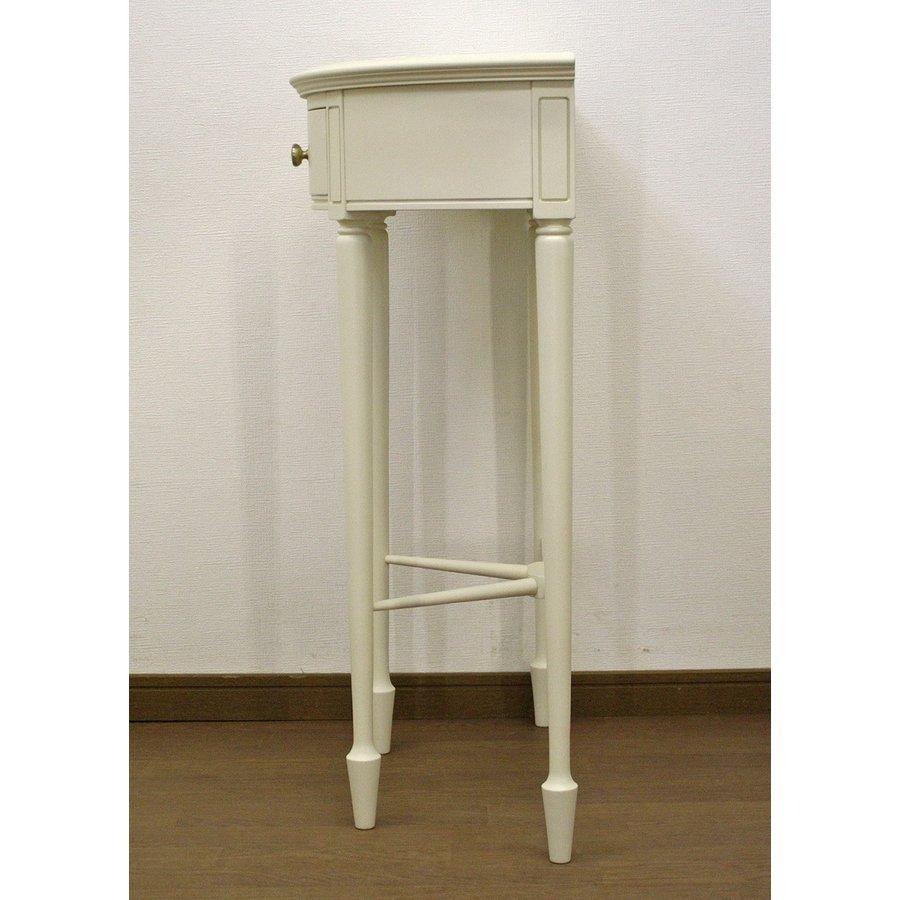 フルールWH　コンソールテーブル　猫脚　東海家具　ホワイト　アンティーク　クラシック　おしゃれ　かわいい　白