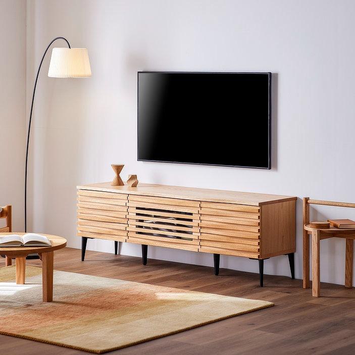 テレビボード ウォルナット 無垢材 180 テレビボード 幅180 脚付き ウォールナット 無垢材 収納 北欧 : 家具の