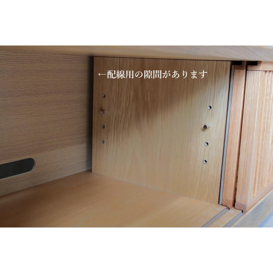 テレビボード テレビ台 200cm 引き出し 完成品 オーク ナチュラル 木製