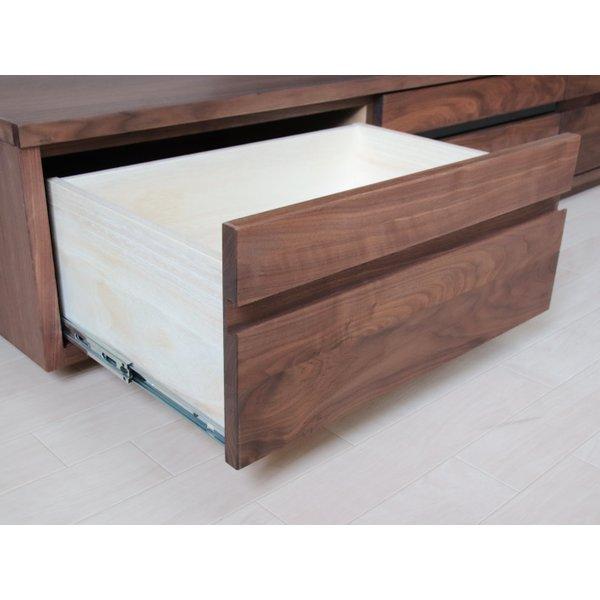 大川家具 テレビボード 幅200 無垢材 テレビ台 ローボード オーク 北欧