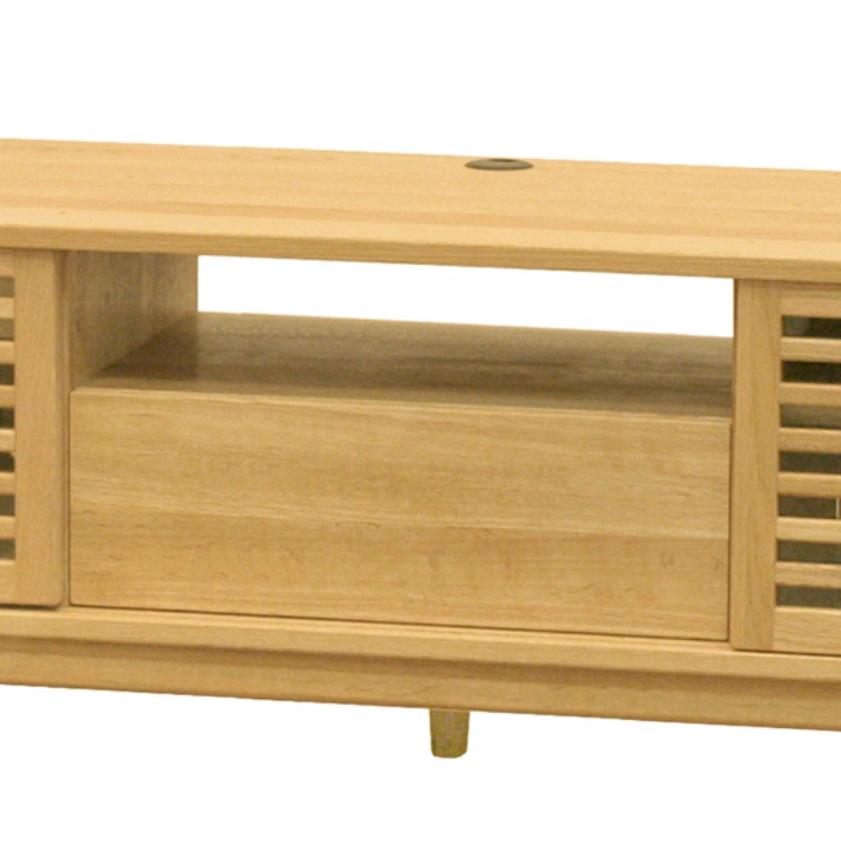 緑林シリーズ 無垢材】テレビボード150 オーク色 木脚 北欧風 | pzn
