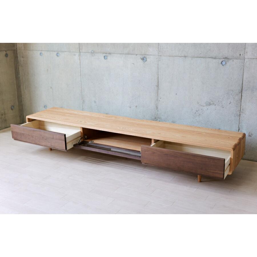 テレビ台 180 ローボード ダーク テレビボード 木製 無垢 ダークブラウン 北欧 天然木 ウォールナット TV台 無垢材 幅180 匠デザイン |  | 17
