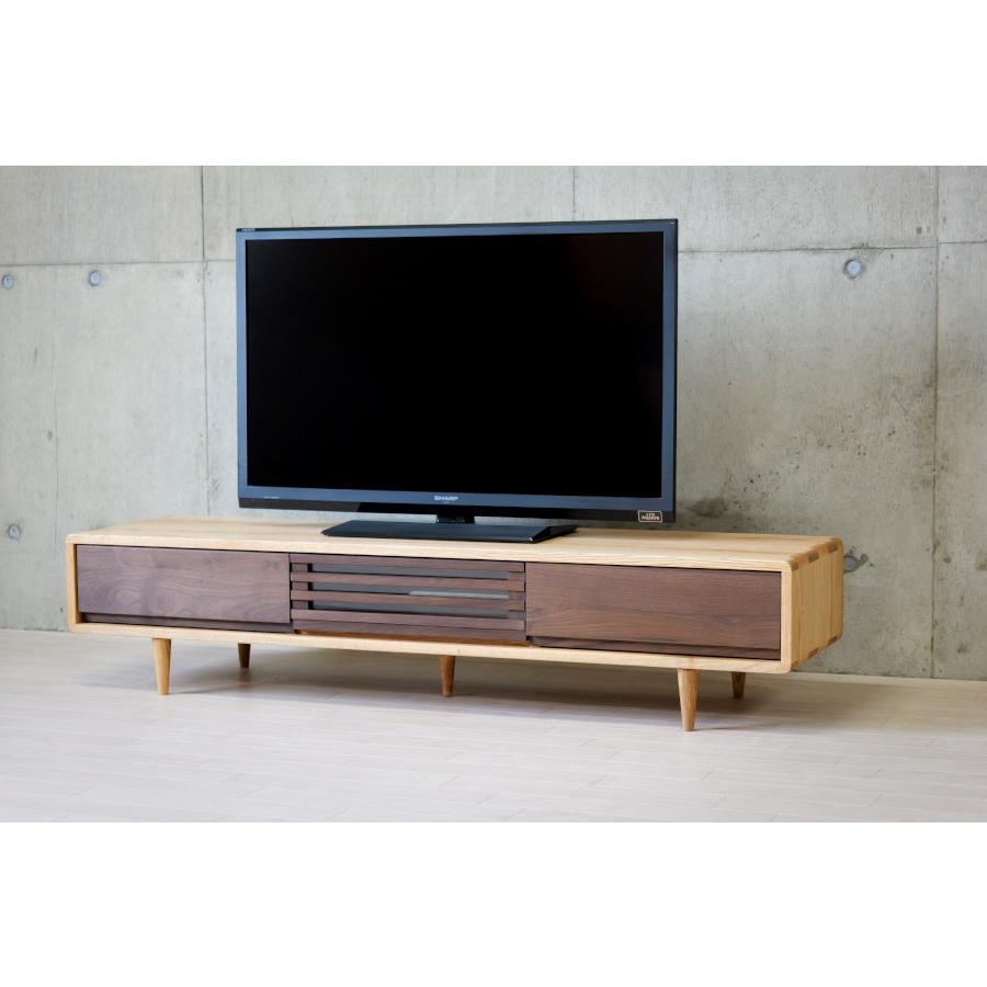 テレビボード 北欧 150 ナチュラル 木製 無垢 小さい ウォールナット タモ 奥行40 低い ロータイプ 匠デザイン 幅150 TV台 テレビ台 |  | 14