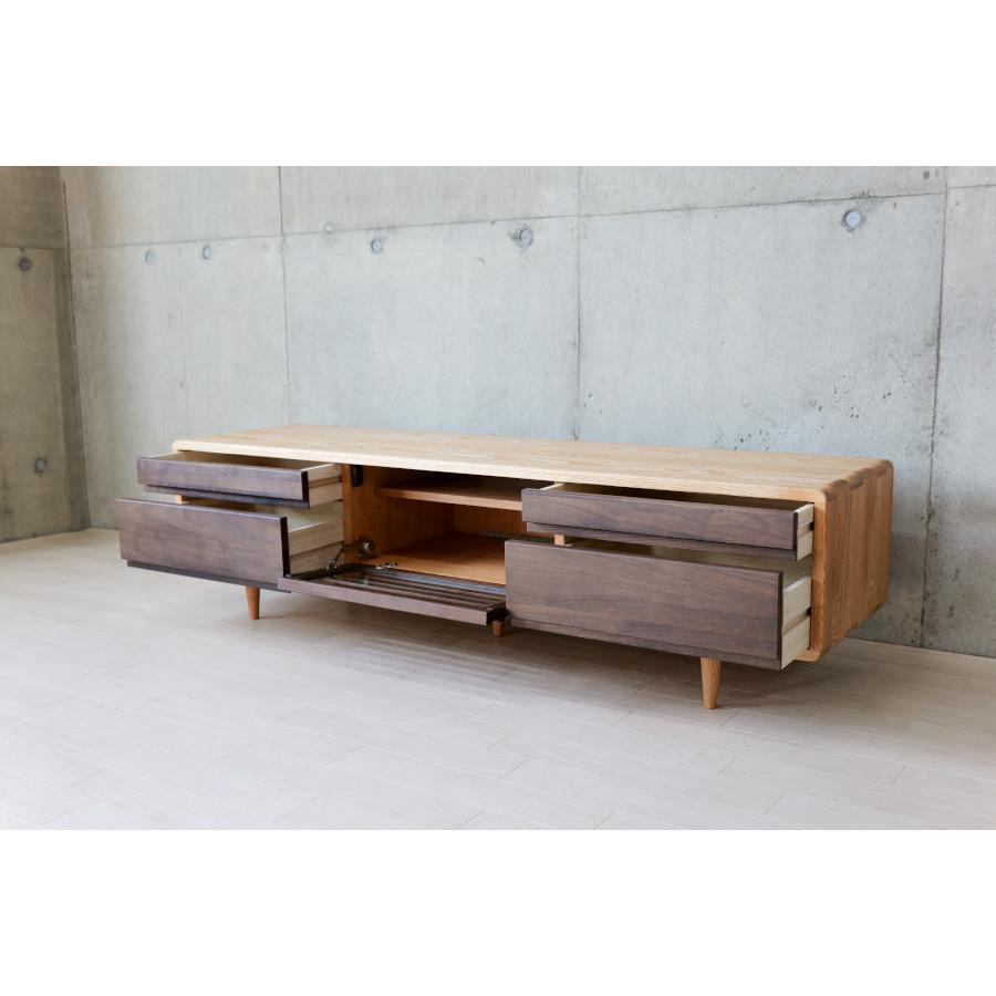 テレビ台 ハイタイプ 150 テレビボード ローボード ナチュラル 木製 幅