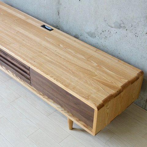 テレビ台 ローボード テレビボード AVボード ナチュラル 天然木 無垢材  おしゃれ シンプル 収納 ウォールナット匠デザイン 幅125 TV台 |  | 12