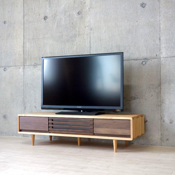 テレビ台 ローボード 無垢材 幅125 匠デザイン TVボード ロータイプ ダーク テレビボード 木製 おしゃれ 北欧 天然木 ウォールナット |  | 14