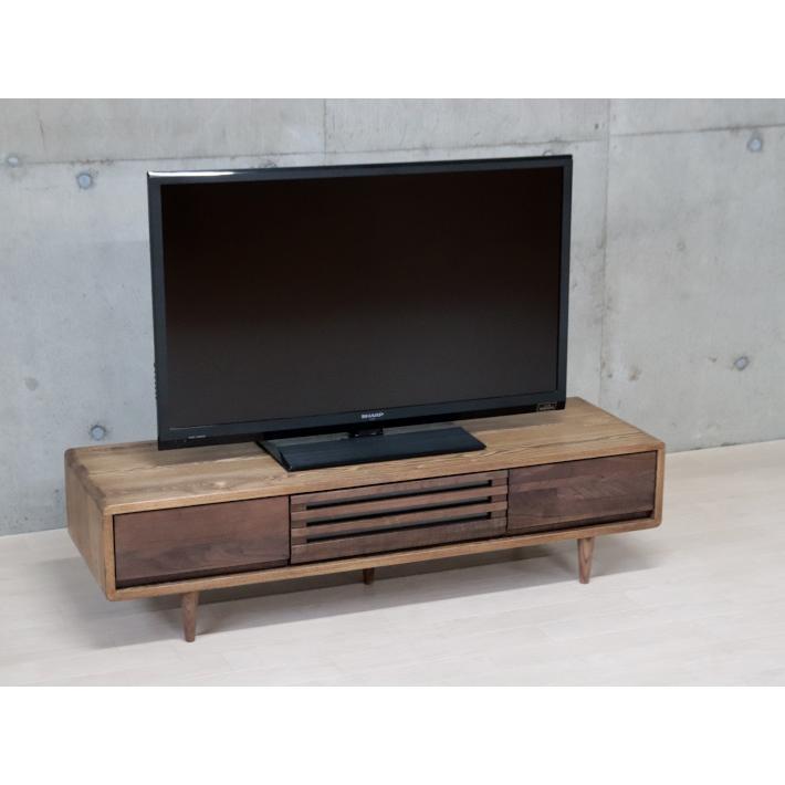 テレビ台 ローボード 無垢材 幅125 匠デザイン TVボード ロータイプ ダーク テレビボード 木製 おしゃれ 北欧 天然木 ウォールナット |  | 16