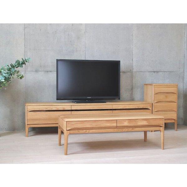 テレビボード 無垢材 オーク 天然木 テレビ台 ローボード ナチュラル