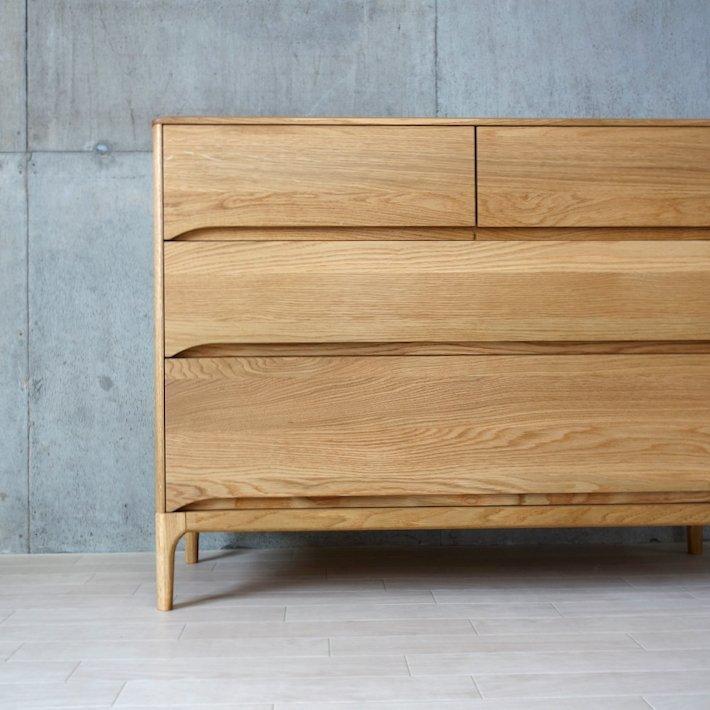 チェスト 3段9杯 多引出し カントリー調 パイン材 幅90cm （ 収納 家具