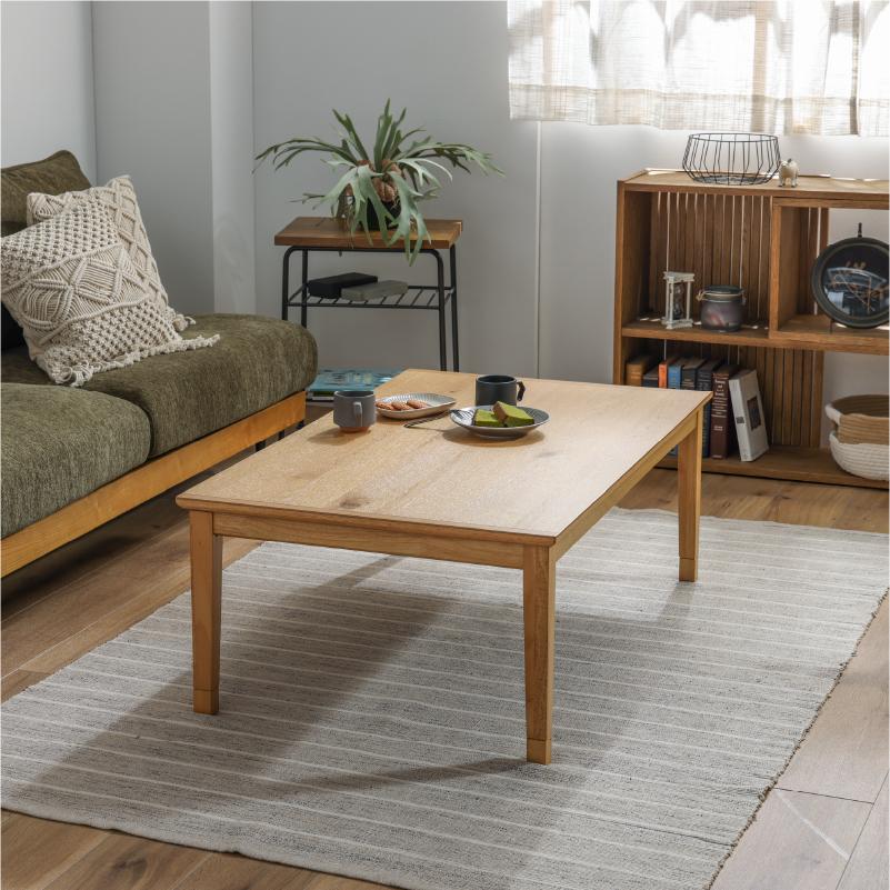 KG KT OAK　コタツ　センターテーブル　120㎝　ナチュラル dcf-120wal.jpg?fitin=272:272