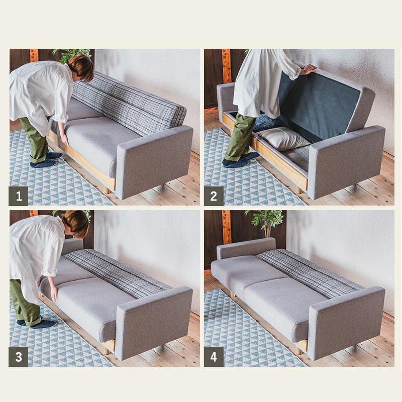 関家具 2人掛けソファ ヘッドレスト付き 関家具 ソファ 2.5人掛け ソファー ヘッドレスト 頭置き 開梱設置付き