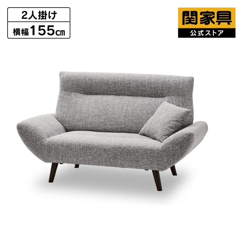 ソファー 2人掛け おしゃれ 北欧 ソファ 二人掛け ハイバック コンパクト モダン かわいい 布 ファブリック グレー グリーン 関家具 インスタ 大型便 軒先 Rws Insta 2p 関家具yahoo 店 通販 Yahoo ショッピング