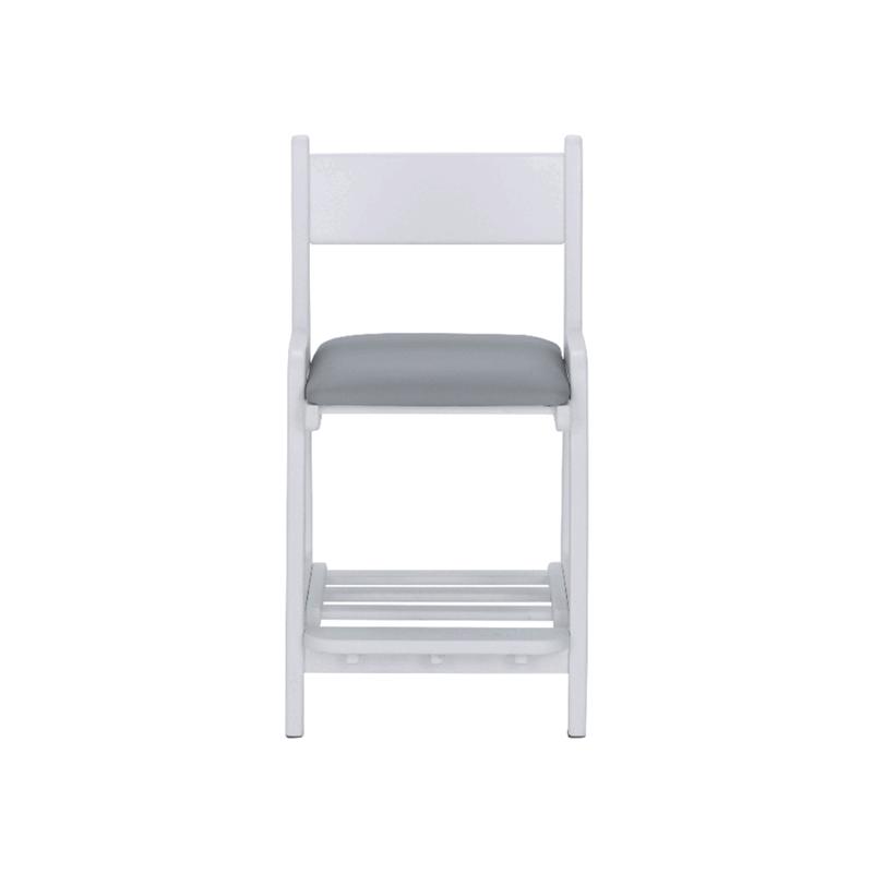 関家具 学習椅子 木製 学習チェア ナチュラル ホワイト 白 合皮