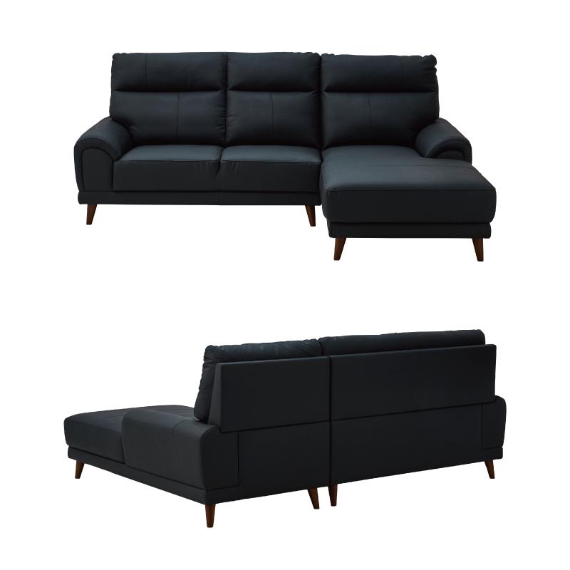 関家具 公式店 カウチソファ 3人掛け 本革 カウチソファー 大型