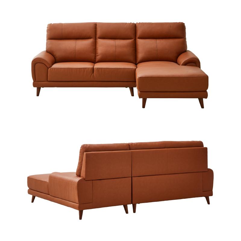 本革3人掛けカウチソファ（ブラウン） 楽天市場】ソファー 革 レザー ソファ 本革 カウチソファ 3人