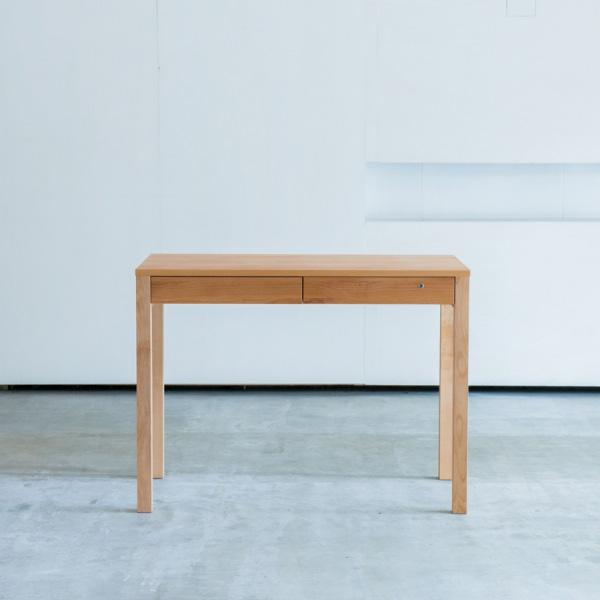 杉工場 レグシー 100cm幅 2点セット デスク シェルフ デスク 学習デスク 天然木アルダー材_2
