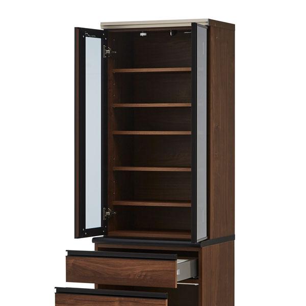 食器棚収納 完成品 幅60cm ダイニングボード 国産日本製 キッチン収納 クロノス 60DB 組立設置_2