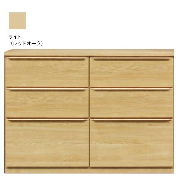 ジェノバ 120 ローチェスト 洋服 収納 たんす タンス 玄関渡し 2色対応 幅120cm 引出し 120-3ローチェスト_2