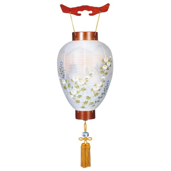 大流行中 盆提灯 ちょうちん 壺型提灯 萩の香絹二重絵入風鎮付 電池式 8133 00 254j 海外正規品 Www Simon Page Com