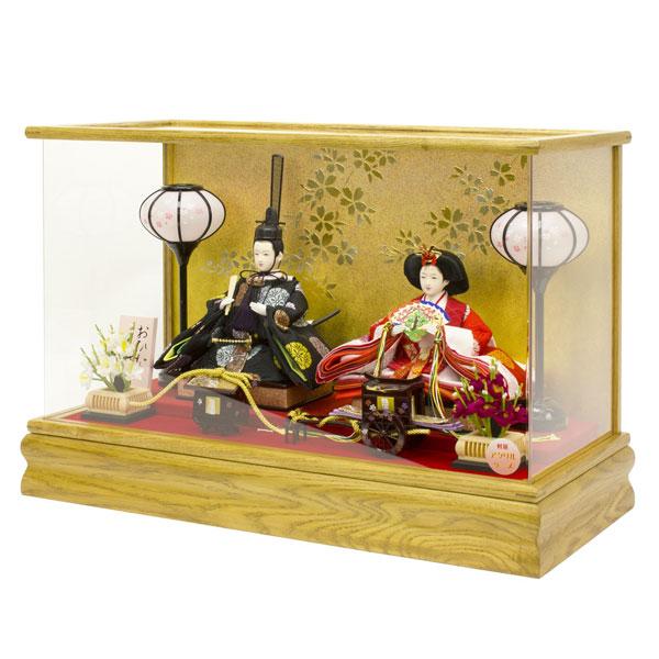 値下げしました 雛人形 ひな人形 親王ケース飾り 親王飾り ケース飾り