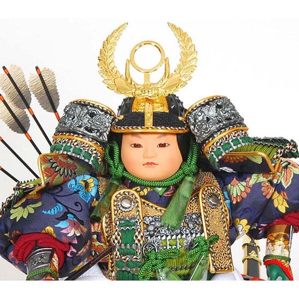 平飾り 五月人形 五月飾り 端午の節句 節句人形 立武者武飾台セット 間口70cm 51-1014-A_2