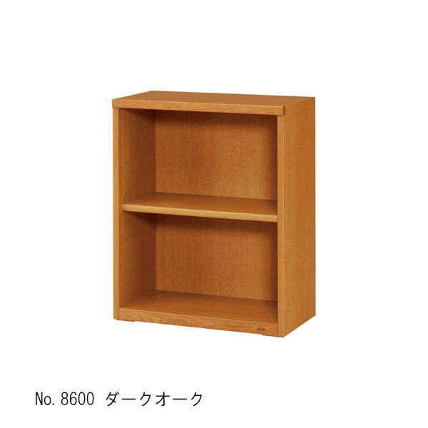 浜本工芸 本棚 書棚 木製 幅60cm 2段 ナラ材 No8600 書棚C [W60] 国産 日本製 玄関渡し 受注生産_2