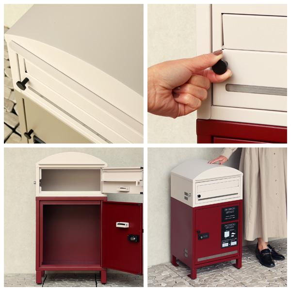 宅配ボックス ポスト付き 一体型 宅配ボックス付きポスト 宅配