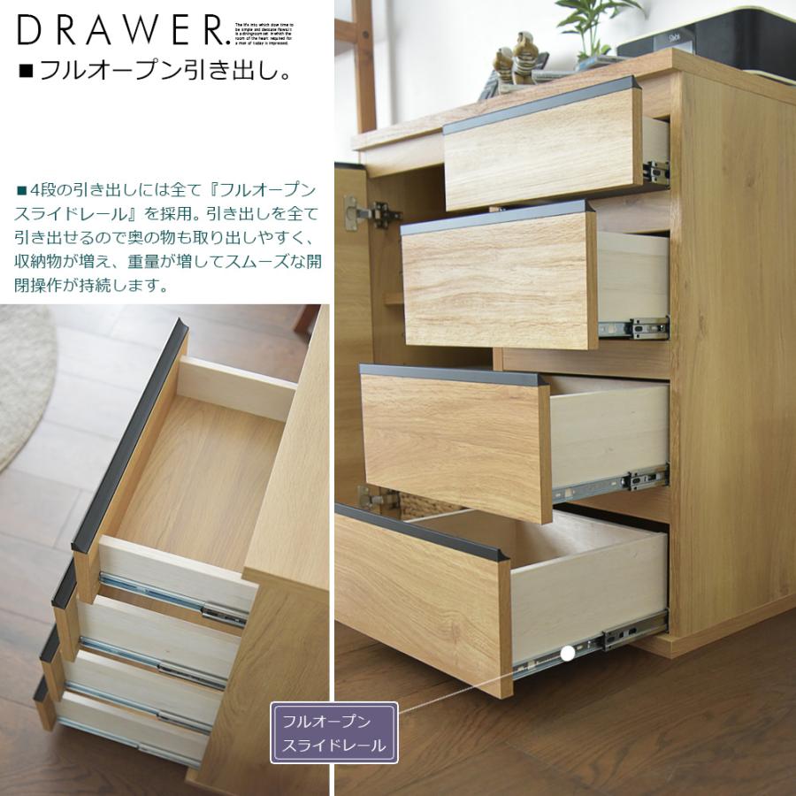 キャビネット サイドボード 80cm 幅80cm 奥行33.6cm 高さ80cm