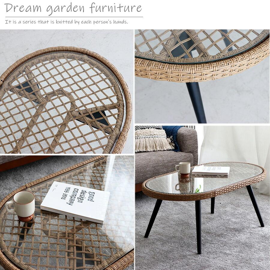 センターテーブル 幅105cm リビングテーブル テーブル アウトドア