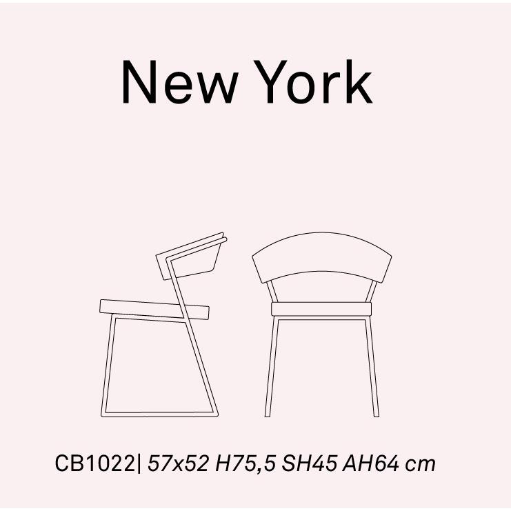 カリガリス 正規品1年保証 ダイニングチェア オシャレ 肘付き 椅子 ダイニングチェア NEW YORK ニューヨーク CB1022 calligaris JAPAN 完成品 布張り2脚セット_1