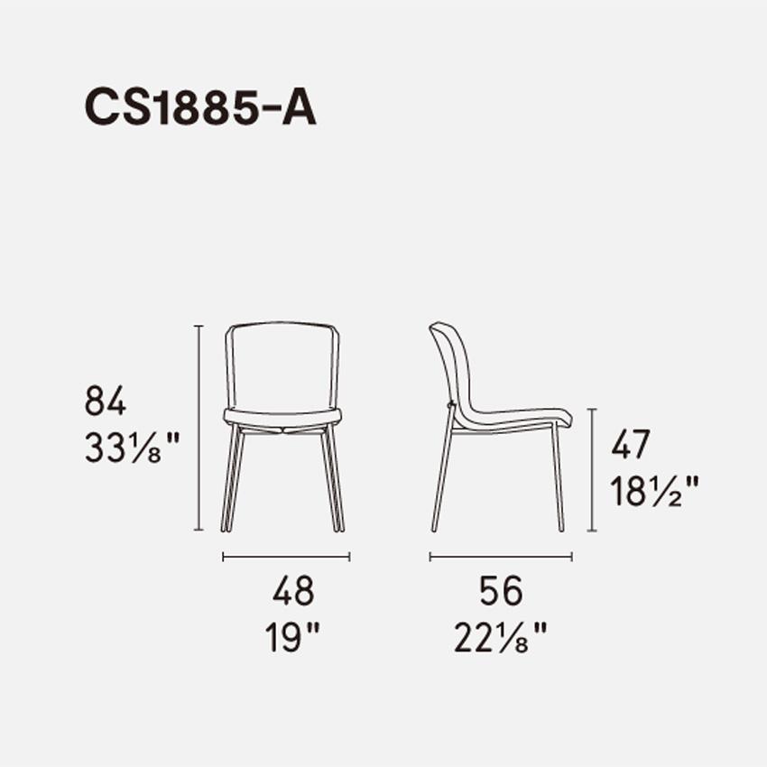 【カリガリス 正規代理店1年保証】ダイニングチェア calligaris CS1885A LOVE ラブ　おしゃれ 椅子 ブラック脚　1脚の画像