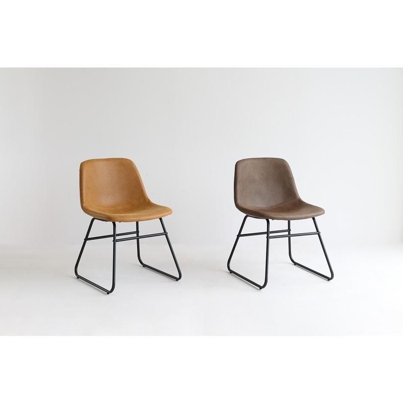 VINO ダイニングチェアアームチェア椅子革製 B