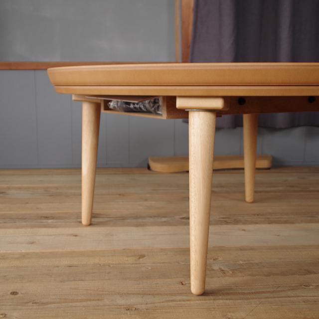 miuミュウ　サクラ　国産　木製円形こたつテーブル 90cm miuミュウ サクラ 国産 木製円形こたつテーブル 90cm - メルカリ