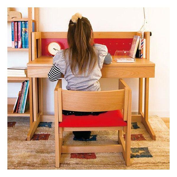 デスク 学習机 机 子供から大人まで使えるMUCMOC 赤