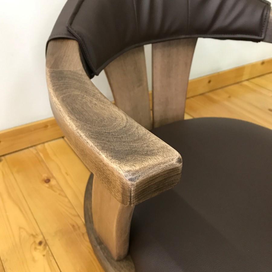 座椅子 椅子 イス チェア 無垢材 (タモ/イエローポプラ/樺桜) 和風 和 
