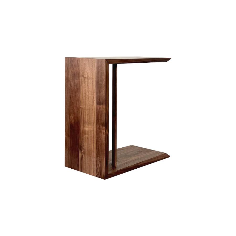 サイドテーブル 縦置き横置き 2wayタイプ 天然木無垢材 PM : 家具の