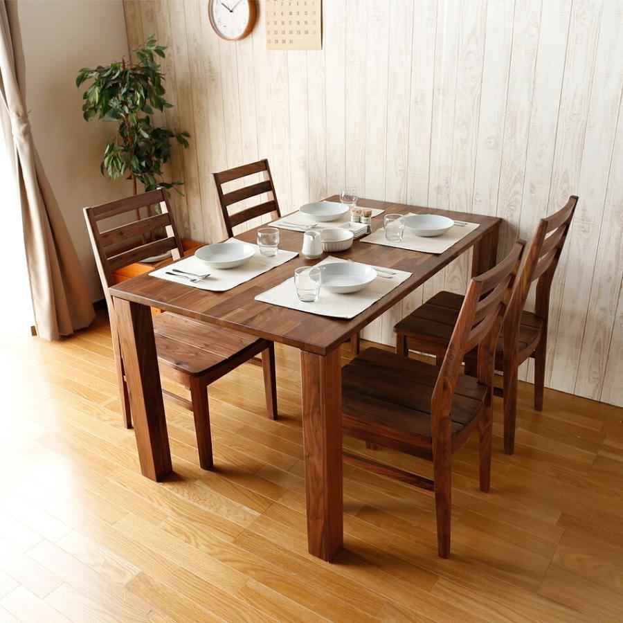 135cm幅 ダイニング 5点セット　ダイニングテーブル　ダイニングチェアー　チェア4脚 セット